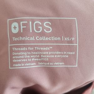 Figs-mineral mauve maternity XS